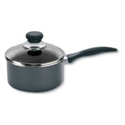 T-Fal Specialty Non-Stick 3-Quart Handy Pot Sauce Pan with Glass Lid, Black