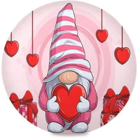 Hyjoy Cute Gnomes Round Placemats Set of 6 Non-Slip Heat Resistant Washable Table Mats for Kitchen Dining Table Decoration 15.4 Inch
Hyjoy Cute Gnomes Round Placemats Set of 6 Non-Slip Heat Resistant Washable Table Mats for Kitchen Dining Table Decoration 15.4 Inch