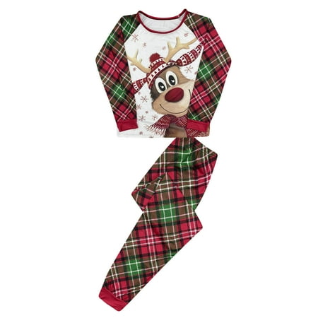 Matching Family Christmas Pajamas Pajama Set Fashion Patchwork Funny Cute Santa Reindeer Print Plaid 2 Piece Long Sleeve Loose Christmas Outfits
Matching Family Christmas Pajamas Pajama Set Fashion Patchwork Funny Cute Santa Reindeer Print Plaid 2 Piece Long Sleeve Loose Christmas Outfits