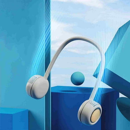 2023 Summer Savings Clearance! WJSXC Portable N-eck Fan Hands Free Bladeless Fan Battery Operated Wearable Personal Fan Leafless Rechargeable Headphone Design USB Powered Desk Fan 3 Speeds White
2023 Summer Savings Clearance! WJSXC Portable N-eck Fan Hands Free Bladeless Fan Battery Operated Wearable Personal Fan Leafless Rechargeable Headphone Design USB Powered Desk Fan 3 Speeds White