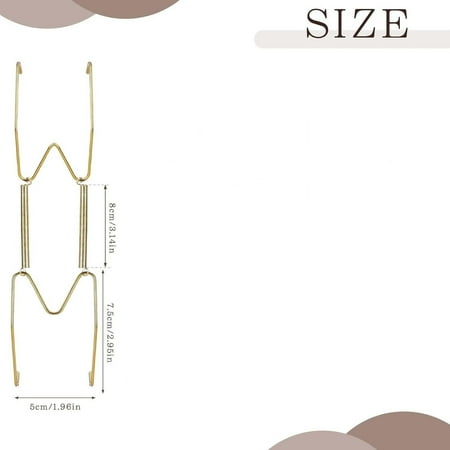 Anckoeil Home Tools Hangers For Wall 6/8/10 Inches W-Shaped Hanging Hooks Decorative Vertical Holders For Wall Invisible Dish Display For Antique Arts
Anckoeil Home Tools Hangers For Wall 6/8/10 Inches W-Shaped Hanging Hooks Decorative Vertical Holders For Wall Invisible Dish Display For Antique Arts