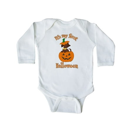 Inktastic It s My 1st Halloween Cute Dachshund Puppy Gift Baby Boy or Baby Girl Long Sleeve Bodysuit
Inktastic It s My 1st Halloween Cute Dachshund Puppy Gift Baby Boy or Baby Girl Long Sleeve Bodysuit