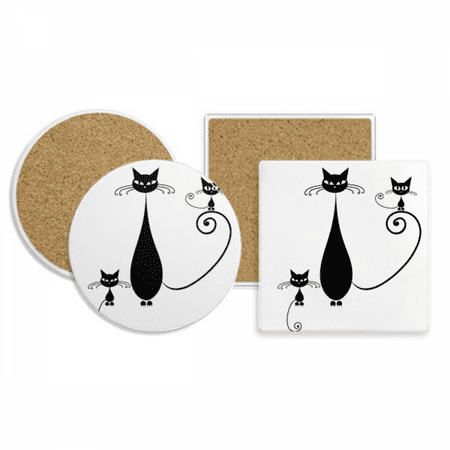 Black Cat Faly Halloween Animal Outline Coaster Cup Mug Holder Absorbent Stone Cork Base Set
Black Cat Faly Halloween Animal Outline Coaster Cup Mug Holder Absorbent Stone Cork Base Set