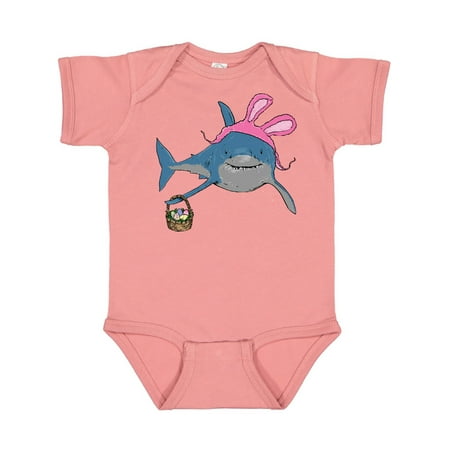 Inktastic Easter Bunny Shark Hunt Gift Baby Boy or Baby Girl Bodysuit