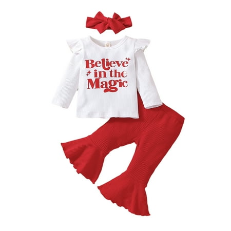 Emmababy Festive Baby Girl Christmas Pants Set: T-shirt Flare Pants and Hairband
Emmababy Festive Baby Girl Christmas Pants Set: T-shirt Flare Pants and Hairband