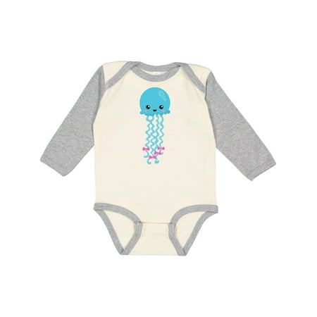 Inktastic Blue Jellyfish Cute Jellyfish With Pink Ribbons Gift Baby Girl Long Sleeve Bodysuit
Inktastic Blue Jellyfish Cute Jellyfish With Pink Ribbons Gift Baby Girl Long Sleeve Bodysuit