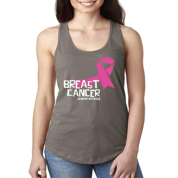 Breast Cancer Awareness Women Tops Next Level Racerback Tank Top