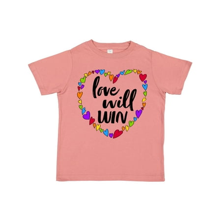 Inktastic Love Will Win- Pride Rainbow Hearts Gift Toddler Boy or Toddler Girl T-Shirt
Inktastic Love Will Win- Pride Rainbow Hearts Gift Toddler Boy or Toddler Girl T-Shirt