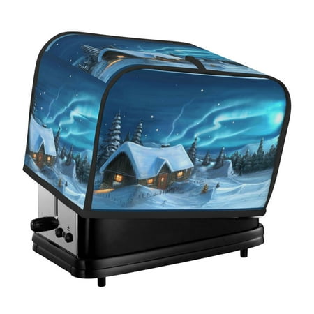 Noewx Mountain Cottage In Snow And Northern Lights Toaster Covers 2 Slice Appliance Cover Toaster Fingerprint Protection and Greasy Protection Anti-sputtering Bread Maker Cover
Noewx Mountain Cottage In Snow And Northern Lights Toaster Covers 2 Slice Appliance Cover Toaster Fingerprint Protection and Greasy Protection Anti-sputtering Bread Maker Cover