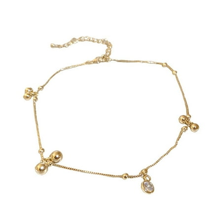 Sofullue Fashion Anklet Bracelet Beach Ankle Bracelet with Zircon Beads Adjustable Foot Chain Jewelry Gift for Women Girl Holiday
Sofullue Fashion Anklet Bracelet Beach Ankle Bracelet with Zircon Beads Adjustable Foot Chain Jewelry Gift for Women Girl Holiday