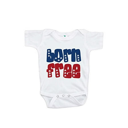 Custom Party Shop Baby s Born Free 4th of July Onepiece