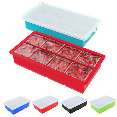 4/6/8Cell Large Ice Cube Mold Silicone Square Ice Tray Mould Big Cubitera Food Grade Jumbo Ice Ball Mar Kitchen Accessories
4/6/8Cell Large Ice Cube Mold Silicone Square Ice Tray Mould Big Cubitera Food Grade Jumbo Ice Ball Mar Kitchen Accessories