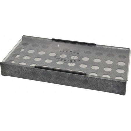 Made in USA 40 Collet ER20 Plastic Collet Rack and Tray 6 Wide x 1-5/8 High x 12-1/4 Long Clear Sliding Lid
Made in USA 40 Collet ER20 Plastic Collet Rack and Tray 6 Wide x 1-5/8 High x 12-1/4 Long Clear Sliding Lid