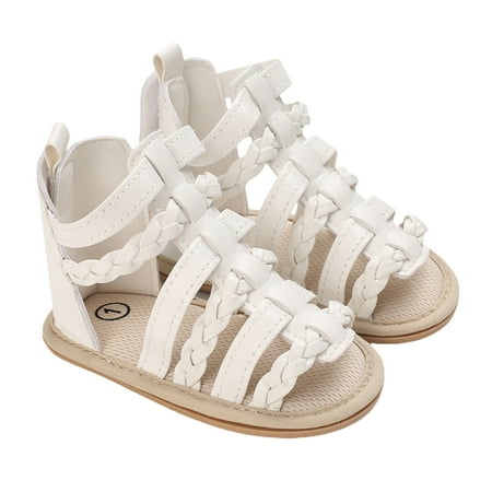 Gureui Kids Baby Girls First Walking Flat Sandals Non Slip Soft Sole Middle Tube Summer Breathable Sandals
Gureui Kids Baby Girls First Walking Flat Sandals Non Slip Soft Sole Middle Tube Summer Breathable Sandals