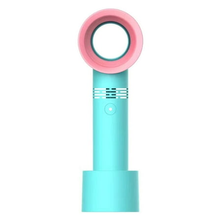 FTjfrsbc Portable Bladeless Cooling Fan Summer Personal Handheld Desktop Fan (Blue)
FTjfrsbc Portable Bladeless Cooling Fan Summer Personal Handheld Desktop Fan (Blue)