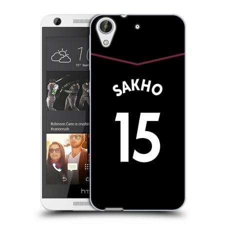 OFFICIAL WEST HAM UNITED FC 2017/18 AWAY KIT 1 SOFT GEL CASE FOR HTC PHONES 1