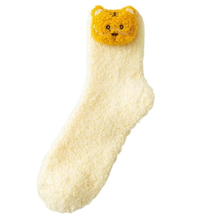 1 Pair Womens Fuzzy Socks Slipper Soft Fleece Cozy Fluffy Socks Cute Animal Cartoon Socks Christmas Birthday Gift Khaki
1 Pair Womens Fuzzy Socks Slipper Soft Fleece Cozy Fluffy Socks Cute Animal Cartoon Socks Christmas Birthday Gift Khaki