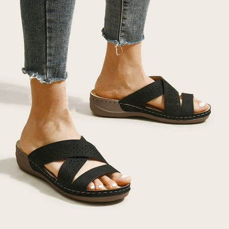 uikmnh Women Shoes Summer Womens Casual Shoes Breathable Thick Soled Wedges Leisure Sandals Black 7.5
uikmnh Women Shoes Summer Womens Casual Shoes Breathable Thick Soled Wedges Leisure Sandals Black 7.5