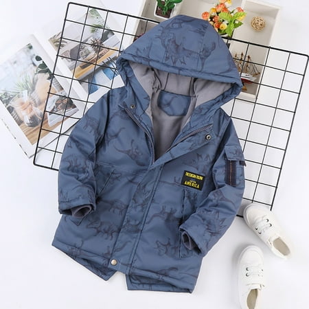ZMHEGW Toddler Jacket Boys Girls Winter Thicken Cartoon Dinosaur Prints Hooded Windproof Thick Warm Outwear
ZMHEGW Toddler Jacket Boys Girls Winter Thicken Cartoon Dinosaur Prints Hooded Windproof Thick Warm Outwear