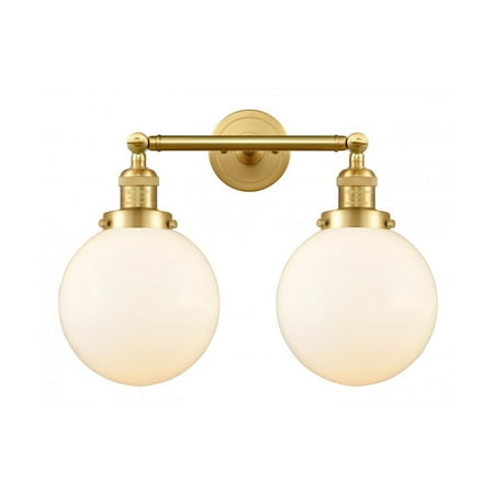 Satin Gold Tone Bathroom Vanity 19 Wide Steel/Cast Brass/Glass Medium Base 2 Light Fixture
Satin Gold Tone Bathroom Vanity 19 Wide Steel/Cast Brass/Glass Medium Base 2 Light Fixture