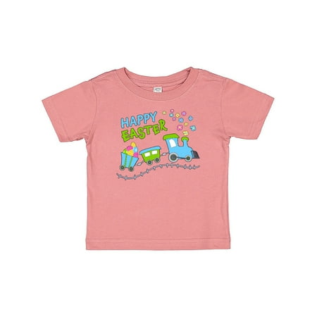 Inktastic Happy Easter Train Gift Baby Boy or Baby Girl T-Shirt