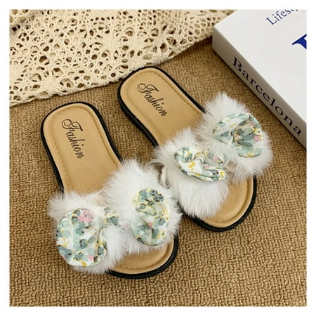 Casual Bows Sandal Slippers Wearable and Breathable Design Gift for Christmas Birthday New Year 31 Light Green Hairy Butterfly
Casual Bows Sandal Slippers Wearable and Breathable Design Gift for Christmas Birthday New Year 31 Light Green Hairy Butterfly