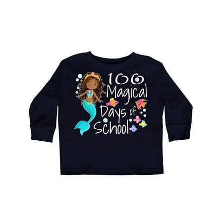Inktastic 100 Magical Days of School with Blue Mermaid and Fish Gift Toddler Boy or Toddler Girl Long Sleeve T-Shirt
Inktastic 100 Magical Days of School with Blue Mermaid and Fish Gift Toddler Boy or Toddler Girl Long Sleeve T-Shirt