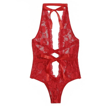 Zerlibeaful Lingerie Bodysuit for Women Fashion Girl Low Back Cross Floral Lace Sleepwear Babydoll
Zerlibeaful Lingerie Bodysuit for Women Fashion Girl Low Back Cross Floral Lace Sleepwear Babydoll