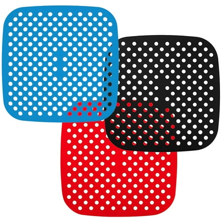 Kyoffiie 3Pcs Reusable Air Fryer Liners 8.5 Inch Square Silicone Air Fryer Mat Non-Stick Air Fryer Basket Mats Air Fryer Accessories for Steaming Basket Bamboo Steamers Baking
Kyoffiie 3Pcs Reusable Air Fryer Liners 8.5 Inch Square Silicone Air Fryer Mat Non-Stick Air Fryer Basket Mats Air Fryer Accessories for Steaming Basket Bamboo Steamers Baking