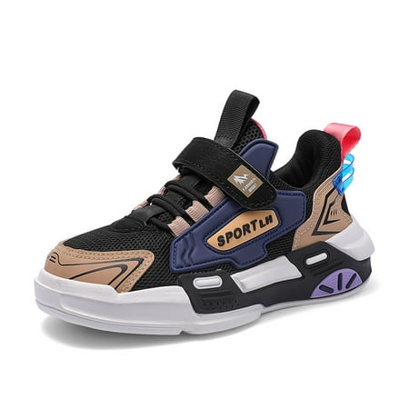 Kids Breathable Sneakers Lightweight Easy Walk Casual Sport Strap Athletic Running Shoes for Boys Girls Black
Kids Breathable Sneakers Lightweight Easy Walk Casual Sport Strap Athletic Running Shoes for Boys Girls Black