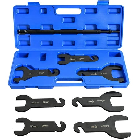 FSROLTPI Pneumatic 8Pcs Fan Clutch Wrench Set - Quickly Removes & Installs Fan Clutch - Auto Repair Spanner Kit
FSROLTPI Pneumatic 8Pcs Fan Clutch Wrench Set - Quickly Removes & Installs Fan Clutch - Auto Repair Spanner Kit