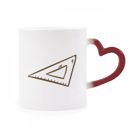 Length Class Triangular Ruler Heat Sensitive Mug Red Color Changing Stoneware Cup
Length Class Triangular Ruler Heat Sensitive Mug Red Color Changing Stoneware Cup