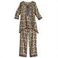 FLORIANA Womens Pajamas Set Lounge Pants 3/4 Sleeve Tunic Top Vine Floral Print - Large
FLORIANA Womens Pajamas Set Lounge Pants 3/4 Sleeve Tunic Top Vine Floral Print - Large