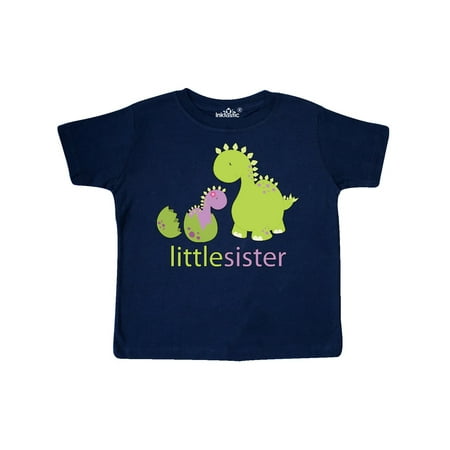 Inktastic Little Sister Purple Gift Toddler Toddler Girl T-Shirt