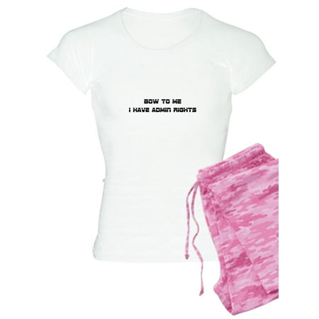 CafePress - Admin Rights Pajamas - Women s Light Pajamas