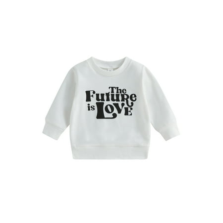 Sunisery Toddler Baby Valentine s Day Outfit Letter Print Sweatshirt Long Sleeve Crewneck Pullover Shirt Spring Clothes
Sunisery Toddler Baby Valentine s Day Outfit Letter Print Sweatshirt Long Sleeve Crewneck Pullover Shirt Spring Clothes