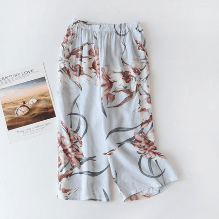 Xerarch Capri Pants Women s Summer Thin Cool Cotton Pajamas Have Side Pockets To Wear Sunscreen Home Pants Simple Japanese Cotton Silk Seven
Xerarch Capri Pants Women s Summer Thin Cool Cotton Pajamas Have Side Pockets To Wear Sunscreen Home Pants Simple Japanese Cotton Silk Seven
