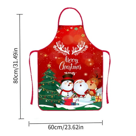 Christmas Apron Cartoon Kitchen Aprons Santa Snowman Elk Adult Pinafore for Xmas Party Chef Cooking Restaurant Baking BBQ Home Decoration
Christmas Apron Cartoon Kitchen Aprons Santa Snowman Elk Adult Pinafore for Xmas Party Chef Cooking Restaurant Baking BBQ Home Decoration