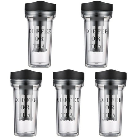 BESTONZON 5pcs Transparent Coffee Bottle Plastic Reusable Coffee Bottle Portable Drinks Bottle Reusable Juice Bottle
BESTONZON 5pcs Transparent Coffee Bottle Plastic Reusable Coffee Bottle Portable Drinks Bottle Reusable Juice Bottle