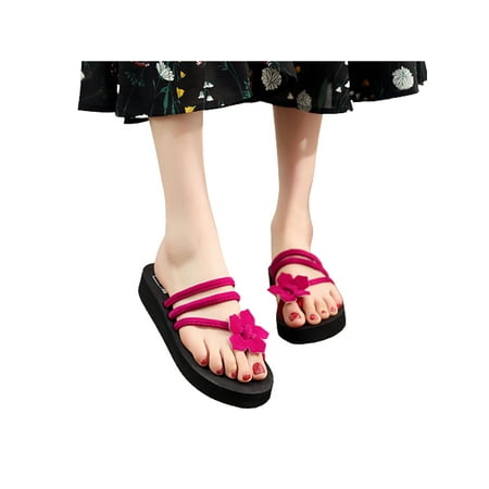 Tenmix Ladies Flat Sandal Slip On Thong Sandals Summer Flip-flops Beach Shoes Women Casual Lightweight Rose Red 3cm Platform 7.5
Tenmix Ladies Flat Sandal Slip On Thong Sandals Summer Flip-flops Beach Shoes Women Casual Lightweight Rose Red 3cm Platform 7.5