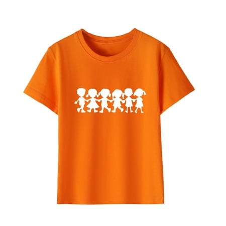 Penkiiy Orange Shirt for Kids Unisex Round Neck T-Shirt for Child Women for 3-10 Years
Penkiiy Orange Shirt for Kids Unisex Round Neck T-Shirt for Child Women for 3-10 Years