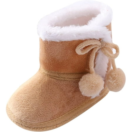 QWZNDZGR Baby Girls Boys Booties Non-Slip Warm Snow Boots Infant Winter Shoes Newborn Toddler Pompom Prewalker Crib Shoes
QWZNDZGR Baby Girls Boys Booties Non-Slip Warm Snow Boots Infant Winter Shoes Newborn Toddler Pompom Prewalker Crib Shoes