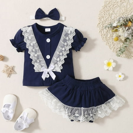 QISIWOLE Toddler Kids Baby Infant Lace Short Sleeve Pullover + Lace Shorts + Headband rollbacks !
QISIWOLE Toddler Kids Baby Infant Lace Short Sleeve Pullover + Lace Shorts + Headband rollbacks !