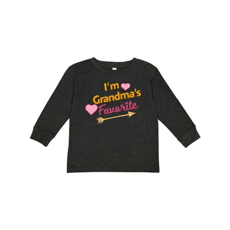 Inktastic I m Grandma s Favorite with Arrow and Hearts in Pink Boys or Girls Long Sleeve Toddler T-Shirt
Inktastic I m Grandma s Favorite with Arrow and Hearts in Pink Boys or Girls Long Sleeve Toddler T-Shirt