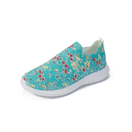 Lumento Women Walking Shoes Slip On Sport Shoe Lightweight Sock Sneakers Anti-Slip Athletic Sneaker Yoga Elastic Floral Loafers Green 9
Lumento Women Walking Shoes Slip On Sport Shoe Lightweight Sock Sneakers Anti-Slip Athletic Sneaker Yoga Elastic Floral Loafers Green 9