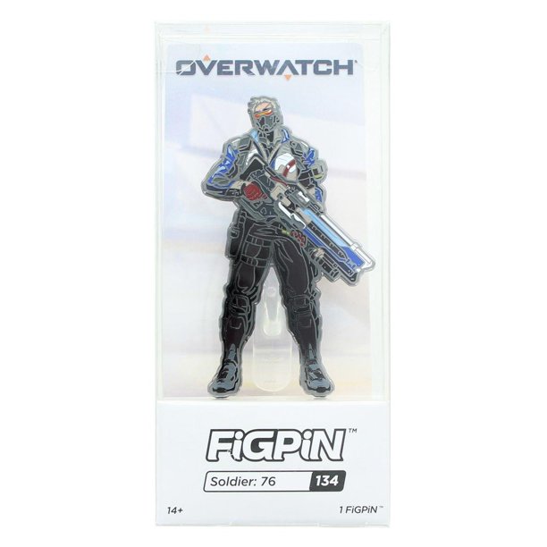 Overwatch 3-Inch Collectible Enamel FiGPiN Wave 1 - Soldier 76