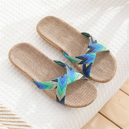 QWANG 2023 Women s Fashion Casual Slip On Slides Indoor Home Slippers Beach Shoes Blue
QWANG 2023 Women s Fashion Casual Slip On Slides Indoor Home Slippers Beach Shoes Blue