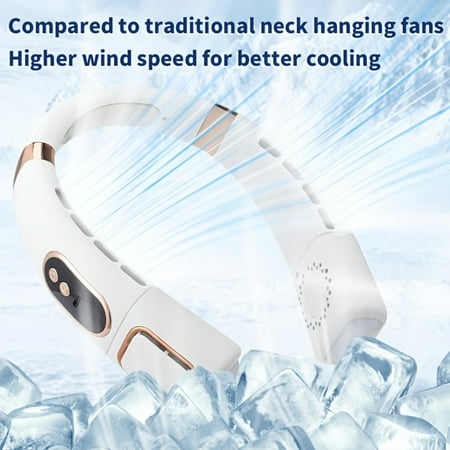 HNTECH 1pc Quiet Bladeless Portable Mini Fan - Portable Neck Fan for Sports Fans - USB Rechargeable Air Cooled Fan with 5 Speeds and Bladeless Design - Ideal for Summer Outdoor Activitie
HNTECH 1pc Quiet Bladeless Portable Mini Fan - Portable Neck Fan for Sports Fans - USB Rechargeable Air Cooled Fan with 5 Speeds and Bladeless Design - Ideal for Summer Outdoor Activitie