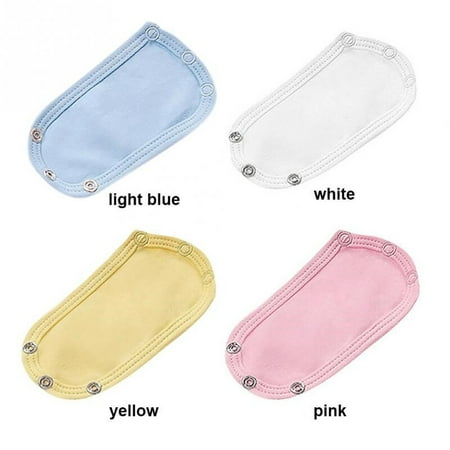 4 Pack Baby Jumpsuit Long-Sleeve Snap-On Bag Extender Jumpsuit Extenders