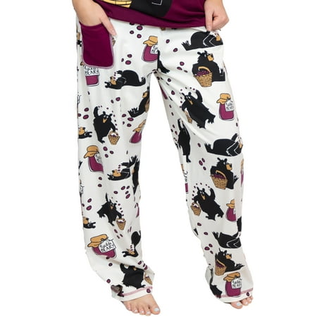 LazyOne Pajamas for Women Cute Pajama Pants and Top Separates Huckleberry